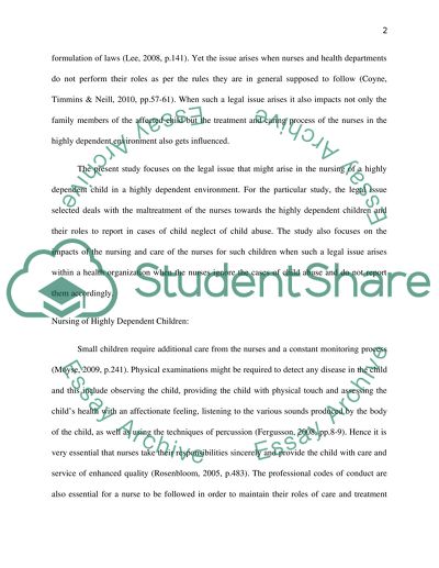 Legal Issue That May Arise When Caring For Highly Dependent Child