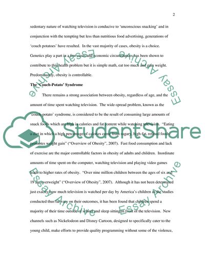 Who is Responsible for Obesity