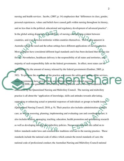 Scope of Nursing Practice in Australian Rural and Remote Nursing