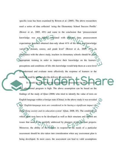 In a Primary School What Is Assessment and Why Is It Important