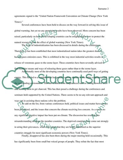 Global Warming and Climate Change