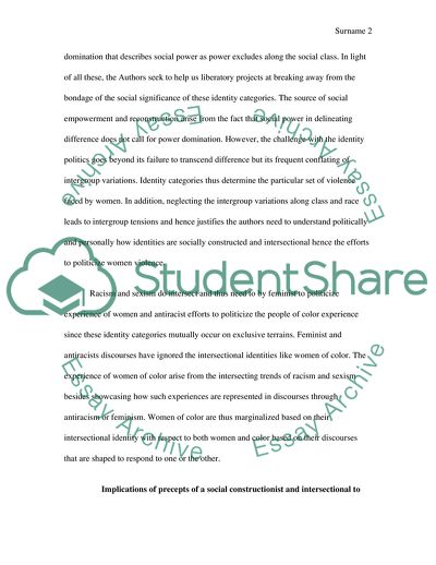 How Identities are Socially Constructed