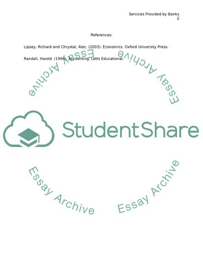 Financial products in banking sector