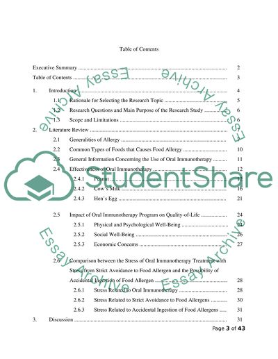 Oral Immunotherapy for Food Allergy