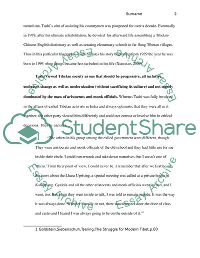 BOOK review The Struggle for Modern Tibet