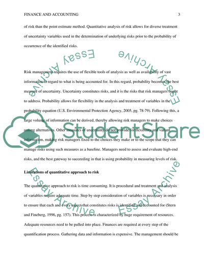 Modern Risk Analysis Based on Probabilistic Risk Analysis