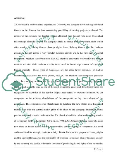 Raising Additional Finance for a Company