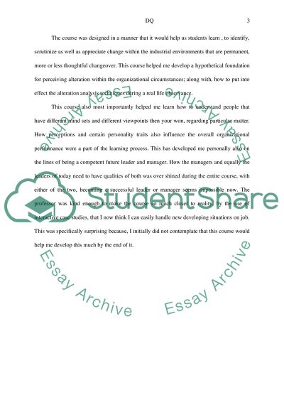 Managment ourse Feedback