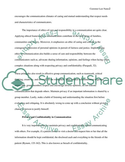 Gordon Rule- Ethics In Communication