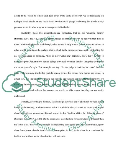 A Decisive Insight of Fashion