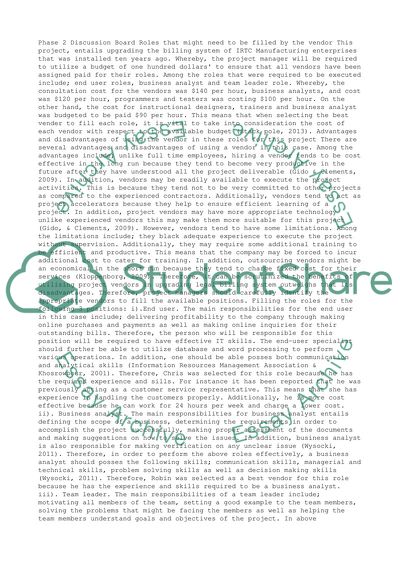 Phase 2 Discussion Board