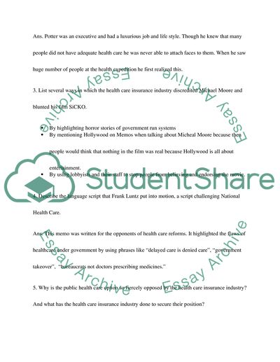 Bill Moyers and Wendel Potter