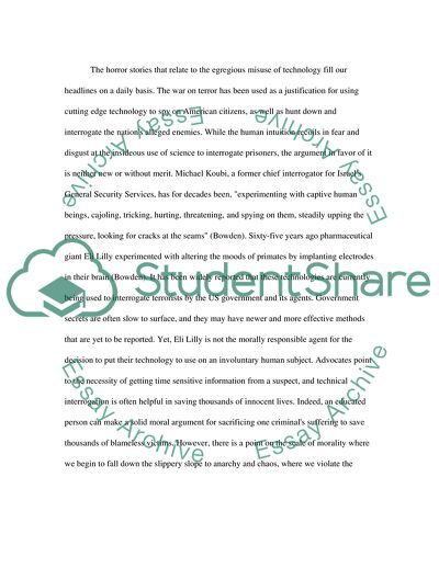 Power and responsibility