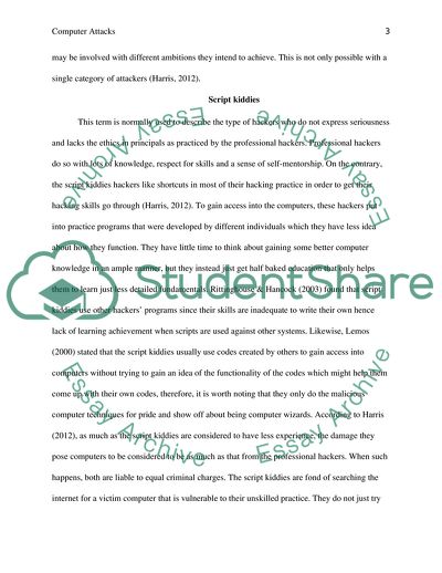 Analysis of Hacking Attacks