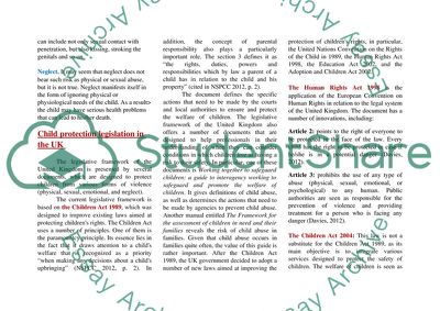 Child Protection or Safeguarding Vulnerable Adults