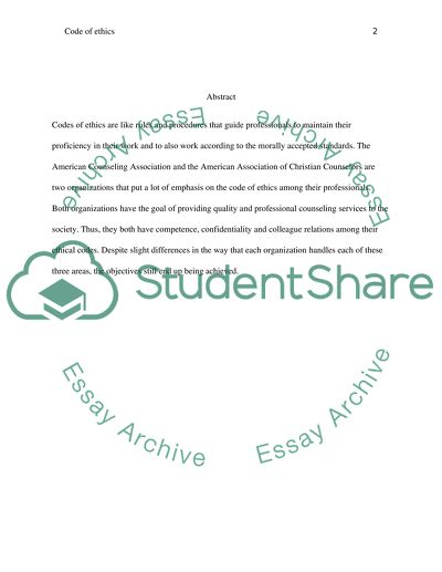 Code of Ethics and Colleague Relationships
