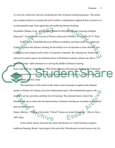 6.1 Annotated Bibliography Assignment