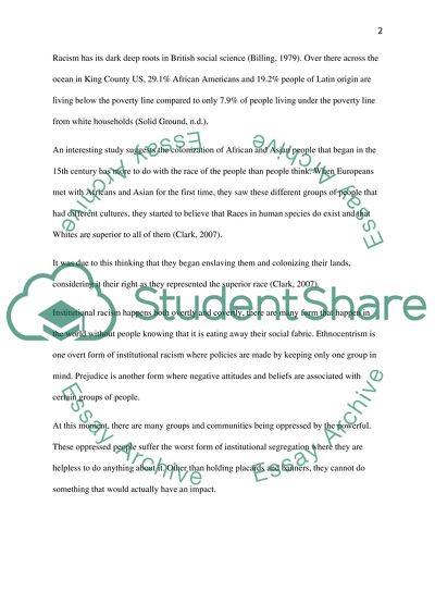 Racism and Education