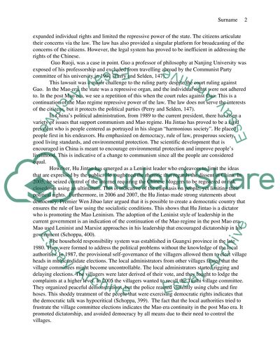 The Characterization of the Mao Era