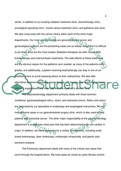 The Duties and Skills of Each of the Major Departments