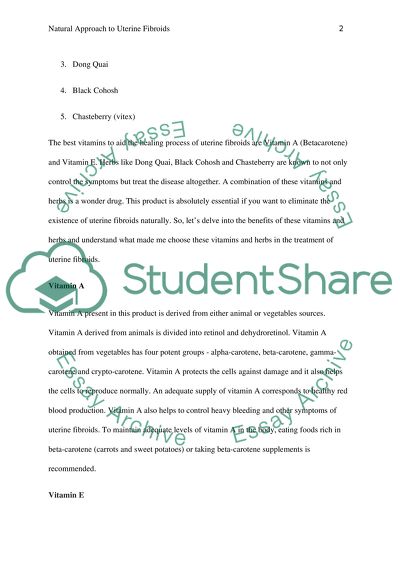 Natural Approach to Uterine Fibroids