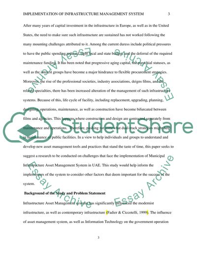 Infrastructure Asset Management