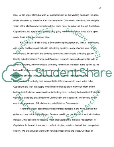 History and Political Science: Socialism