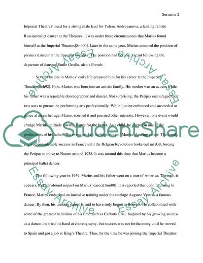 Marius Petipa: The Role of Other Players in His Rise and Fall