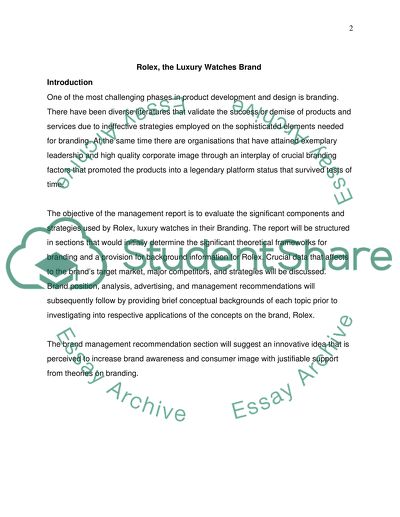 Components and Strategies Used by Rolex