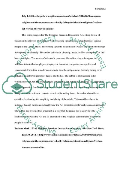 Analysis of Articles about Elements of Genre