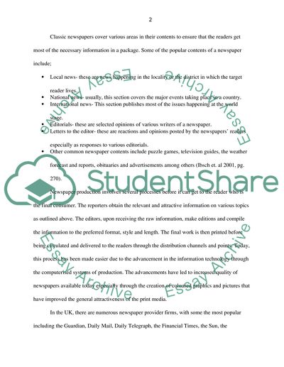 State of the News Industry in the UK: The Guardian Newspaper
