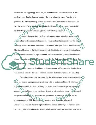 Poes Critical Theories