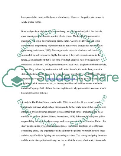 The Flaws of Cutting Crime