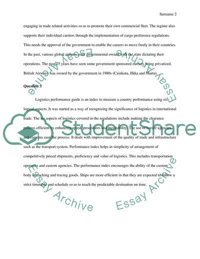 Marketing Transportation