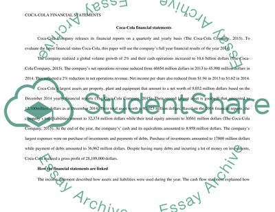 Coca-Cola financial statements