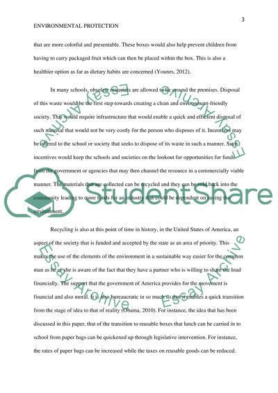 Environmental Change and its Protection