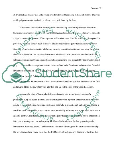 Analytical Paper: The Legal Perspective