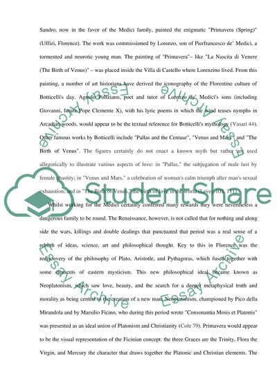 Sandro Botticelli biography