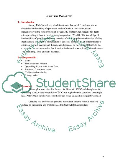 Hardenability of Steel