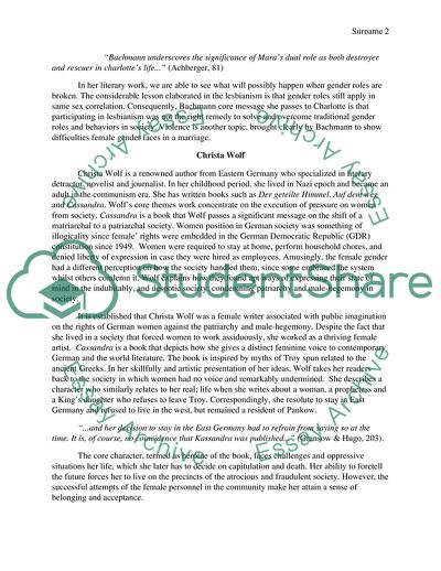 The Under-representation of Women in the German Literary Canon