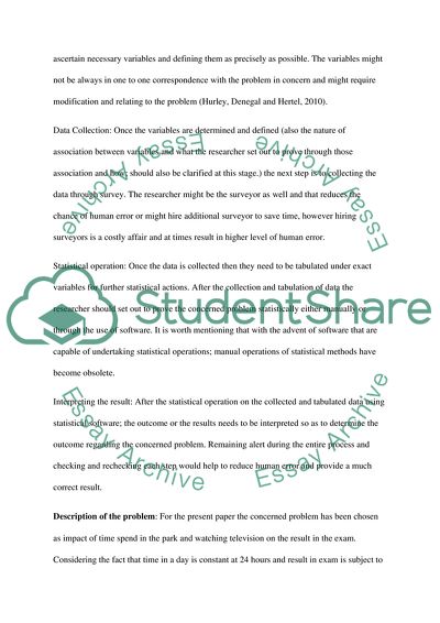 Critical Analysis of Statistical Operation
