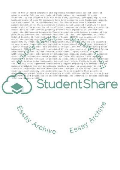 Protecting Intellectual Property