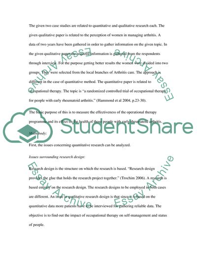 Methodological Approach in a Quantitative Research