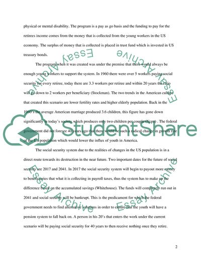 Social Security: Is It in Danger and What Should Be Done