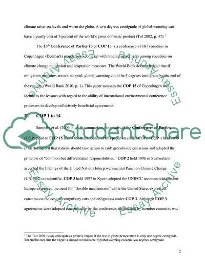 No real title. it is all about the COP 15 Meeting in Copenhagen