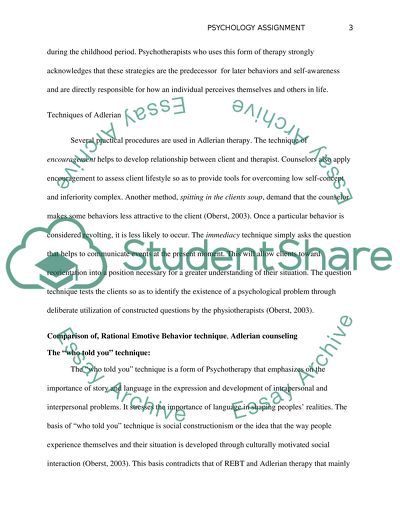 Rational Emotive Behavior Techniques