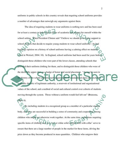 School Uniforms: A Good or Bad Idea