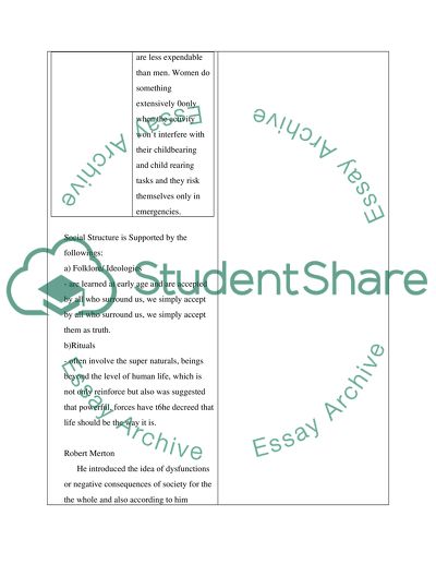 Structural-Functional vs Socio-Conflict Theories of Culture