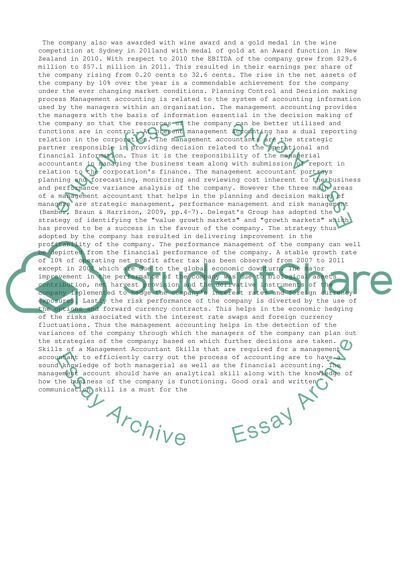 Managerial Accounting