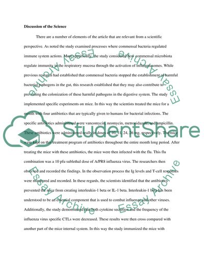 Antibiotics may make Fighting Flu Harder